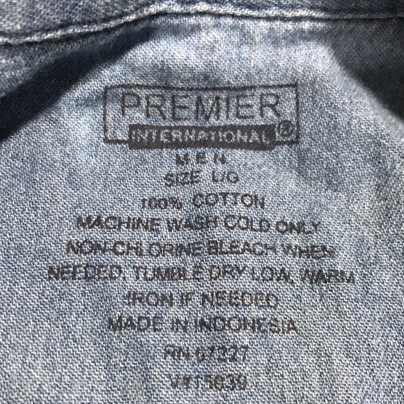 🤑BOGO 1/2 OFF Vintage Button Denim Shirt - Picture 4 of 6